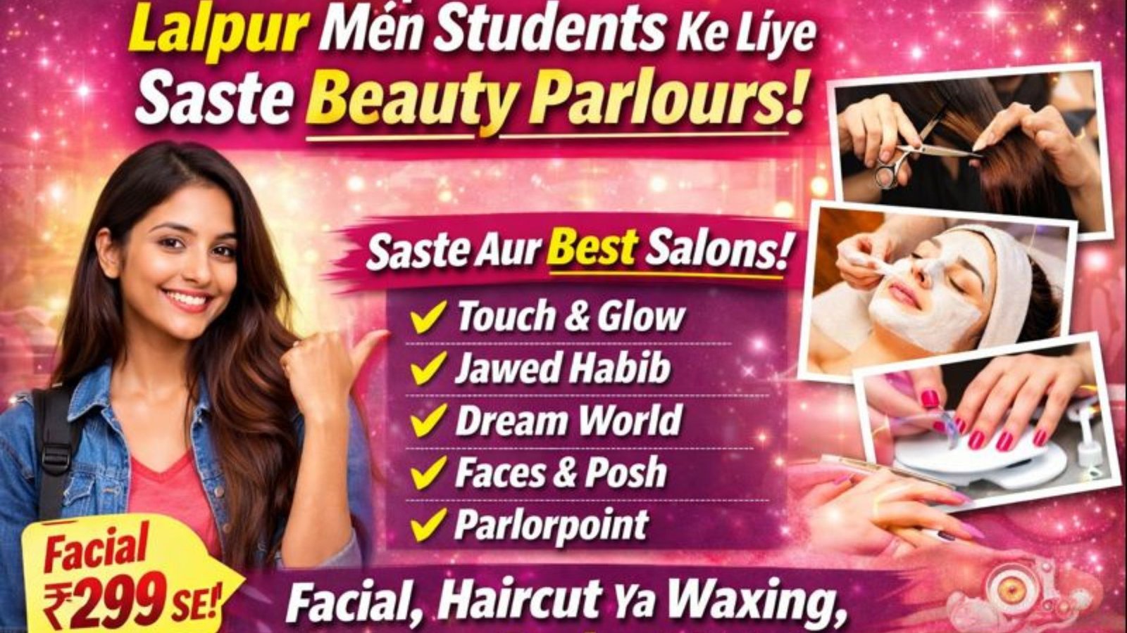 Affordable Beauty Parlours in Lalpur for Students